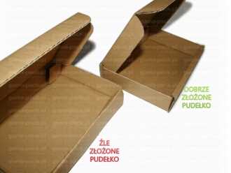 �le i dobrze z�o�one pude�ko fasonowe