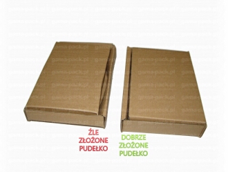 �le i dobrze z�o�one pude�ko fasonowe