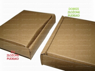 �le i dobrze z�o�one pude�ko fasonowe