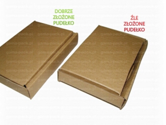�le i dobrze z�o�one pude�ko fasonowe